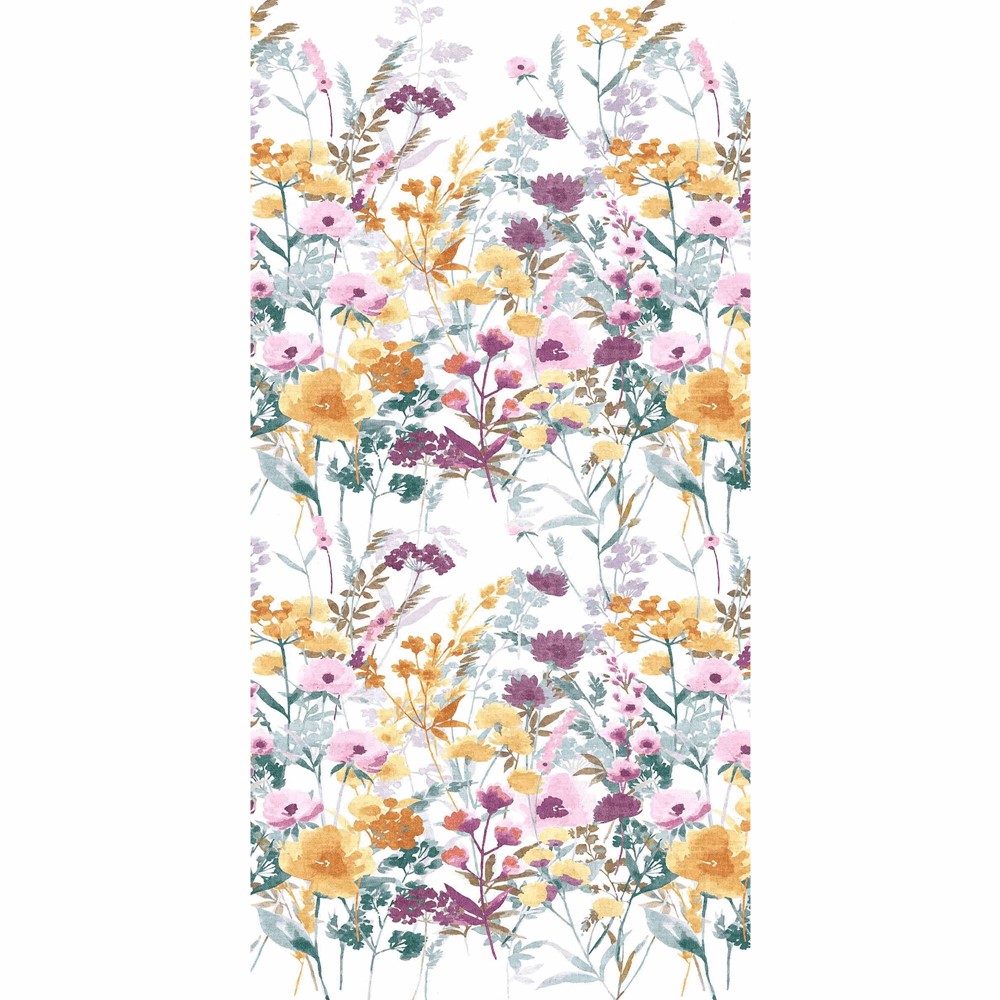 Country Floral Washable Runner Rugs by Catherine Lansfield in Yellow